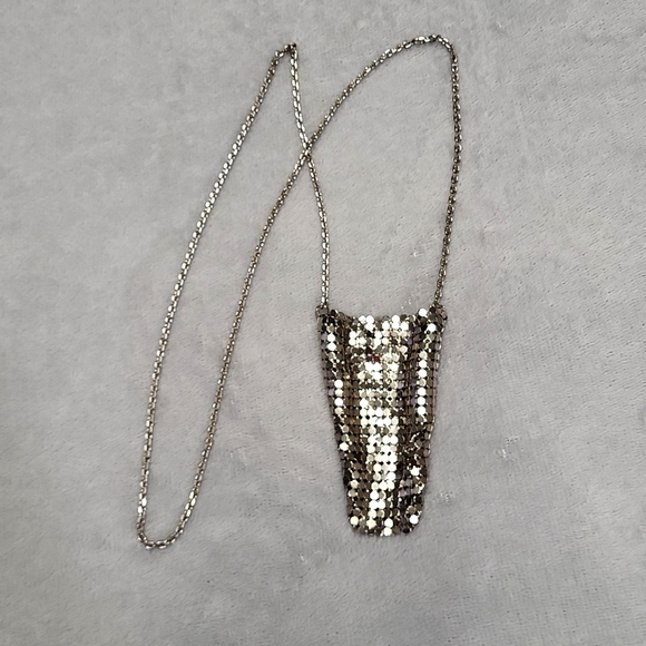 Yves Rocher Jewelry - Mesh Metal Necklace ~ Caine Pascal Schaller Perfume Carrier